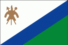 Lesotho Flag (old) 5ft x 3ft-0