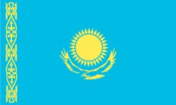 Kazakhstan flag