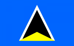 St Lucia flag