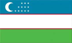 Uzbekistan flag