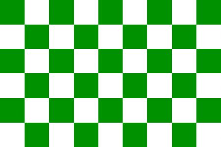 green and white checkered flag