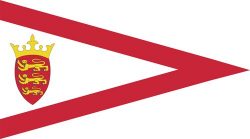 Jersey triangle flag