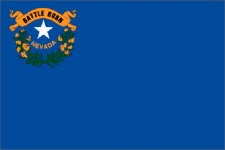 Nevada state flag - usa