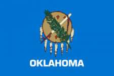 Oklahoma state flag - usa