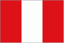 Peru flag plain