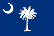 South Carolina state flag - usa