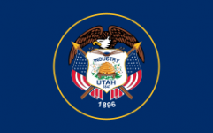 Utah state flag - usa