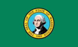 Washington state flag - usa