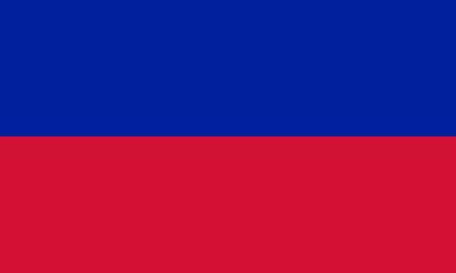 Haiti flag plain